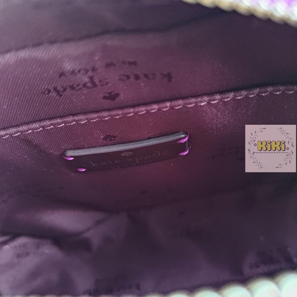 Kate Spade Oh Snap Mini Camera Bag Dark Raspberry Multi KJ054 - Picture 8 of 11